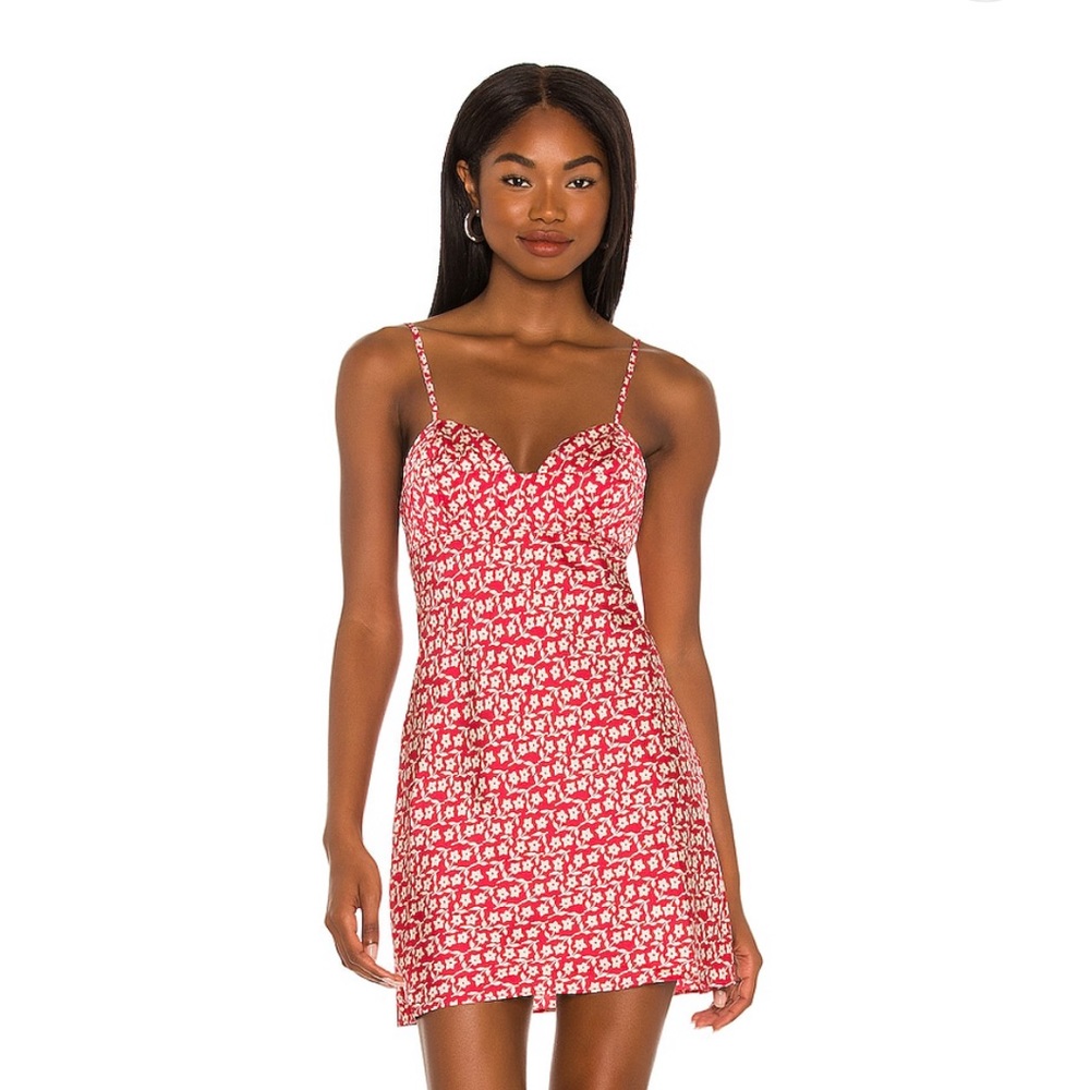 Free People Revolve On out Radar Slip Dress in Red